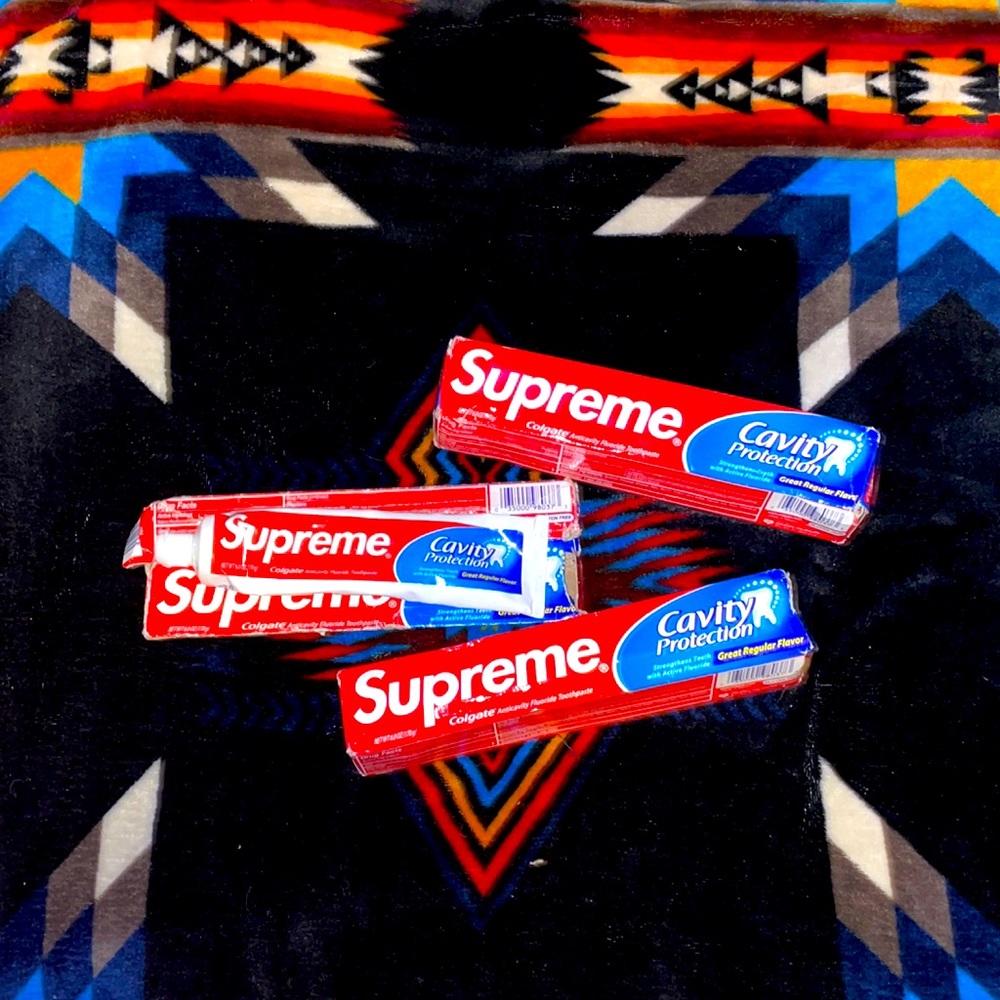 supreme X colgate toothpaste